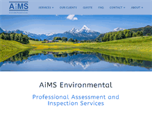 Tablet Screenshot of aimsconsulting.com